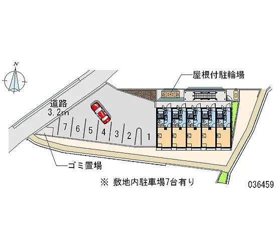 ★手数料０円★尾道市山波町 月極駐車場